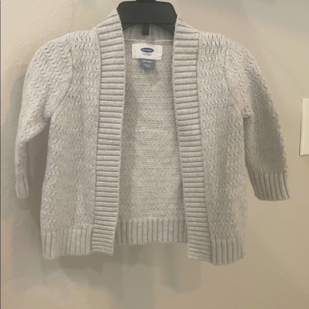 Grey cardigan